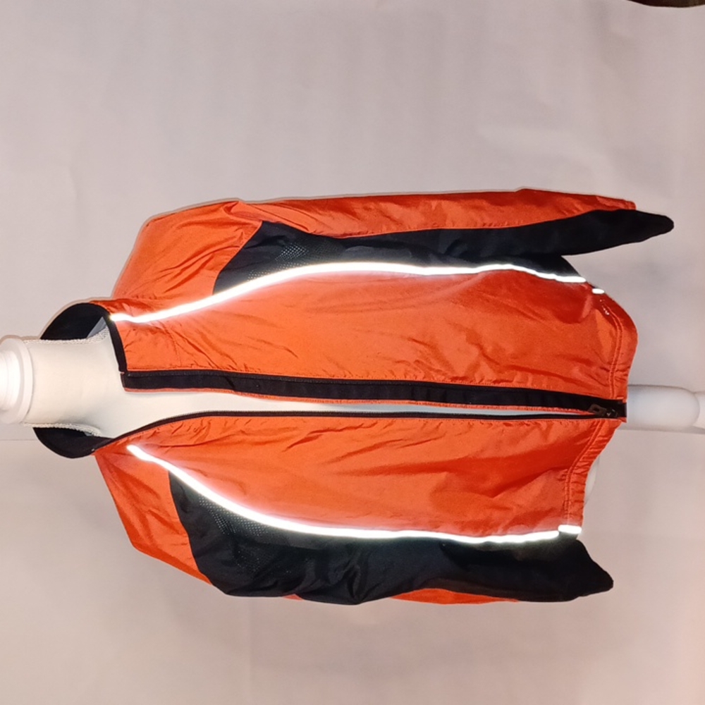 L.L. Bean Women's Jacket - Size Large - Coral/Black
